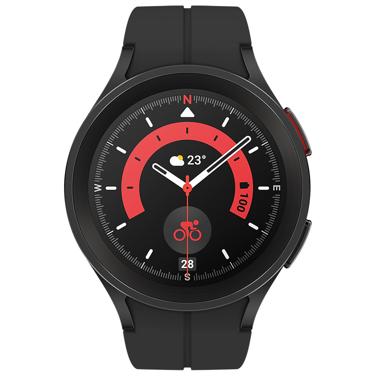 Samsung SM-R920NZKATUR Galaxy Watch5 Pro 45 mm Black Titanium Akıllı Saat - 1