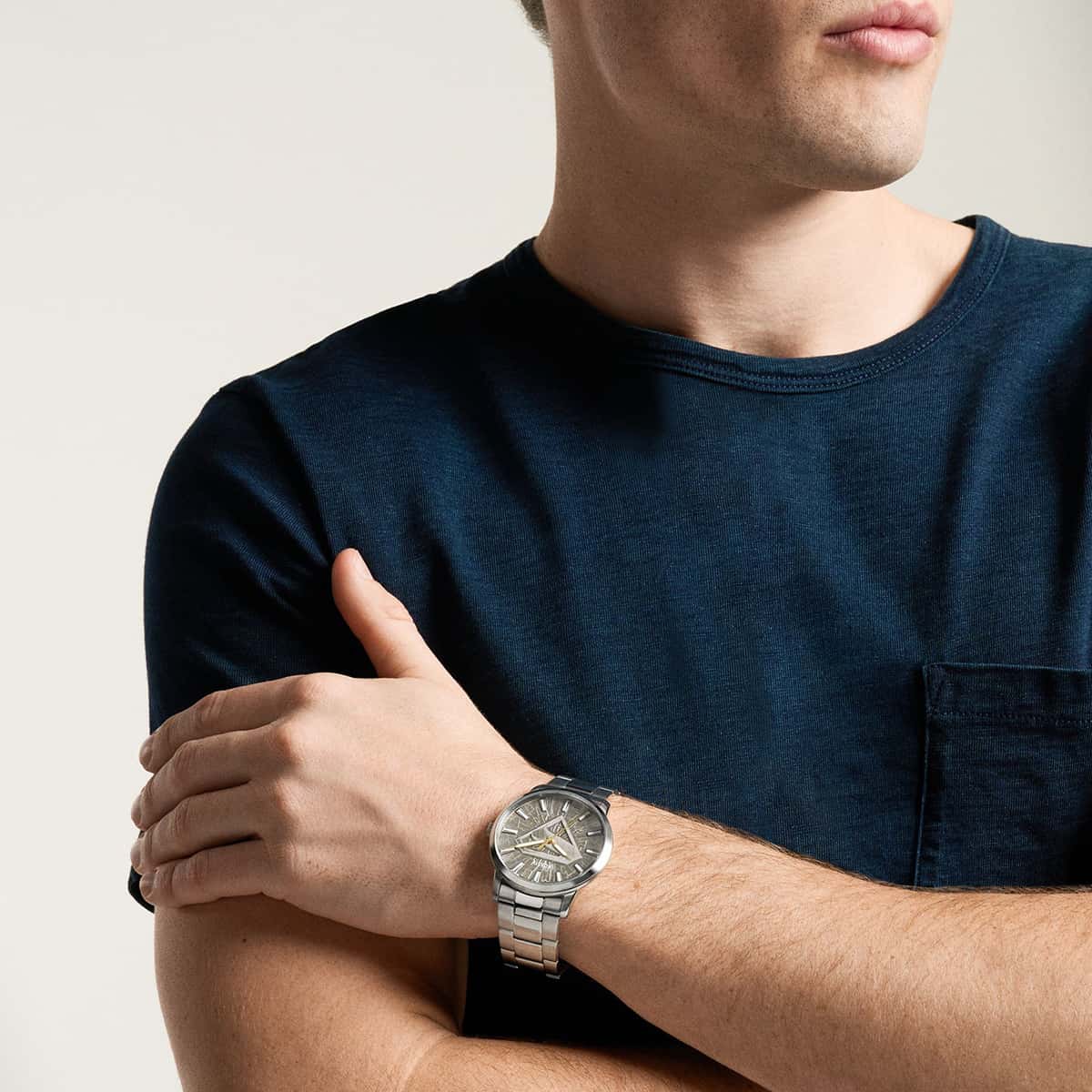 FLE1207SET Superman x Fossil Limited-Edition S-Shield Erkek Kol Saati