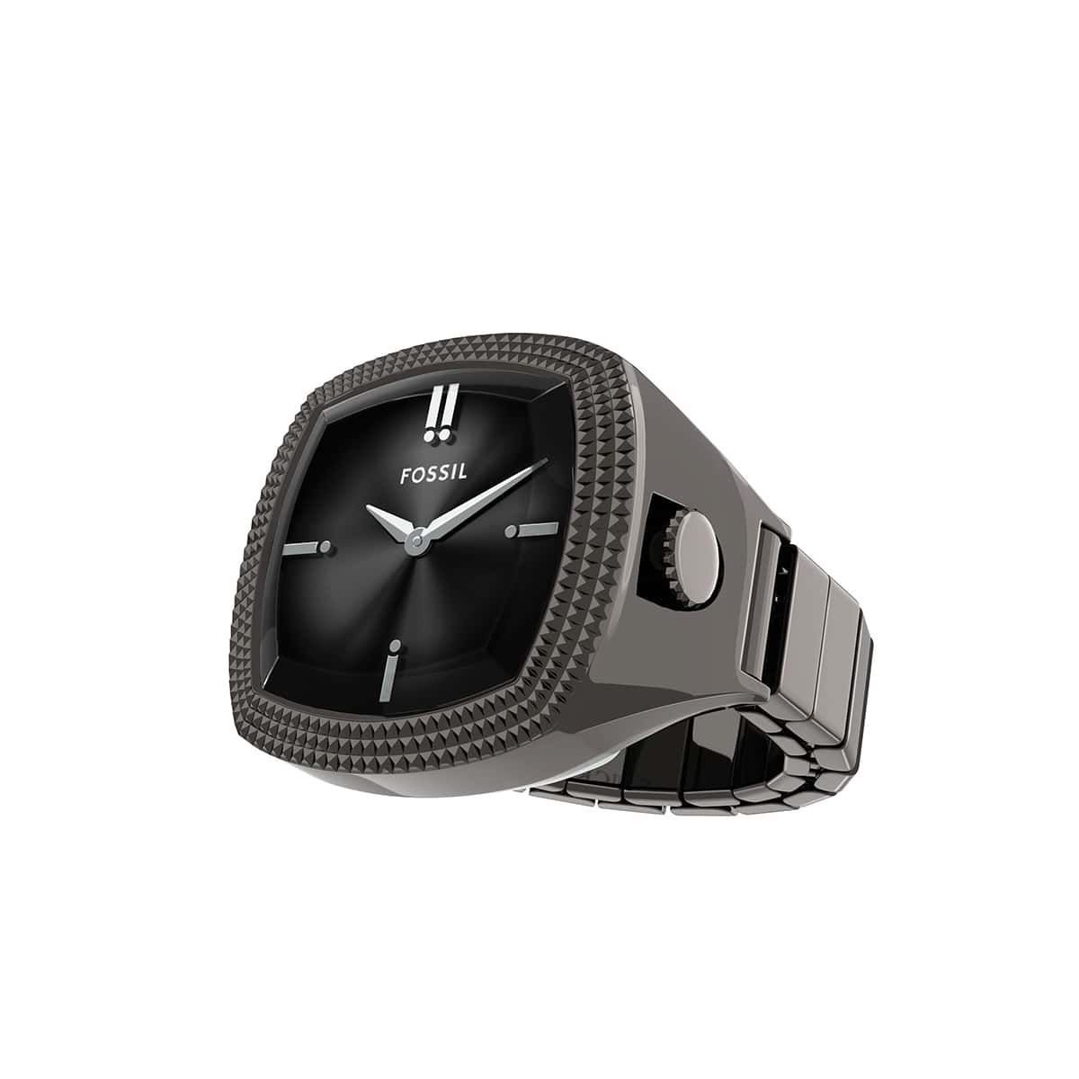 FLE1212 Nick Jonas x Fossil Machine Luxe Grey Vignette Yüzük Saat
