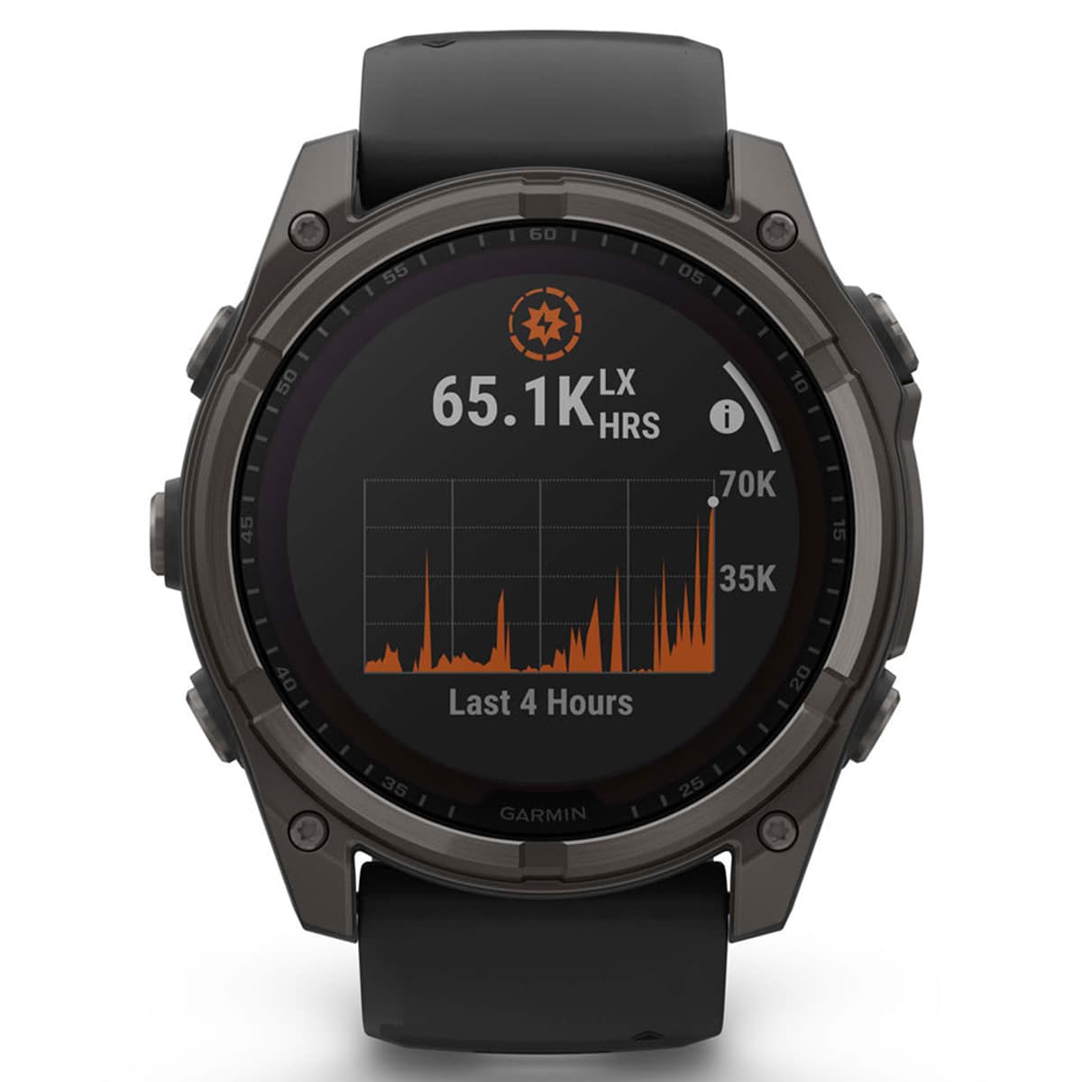Garmin Fenix 8 51mm- Saph Solar- CrbnGry Ti/Blk- BlkSportLpBnd-EMEA -1