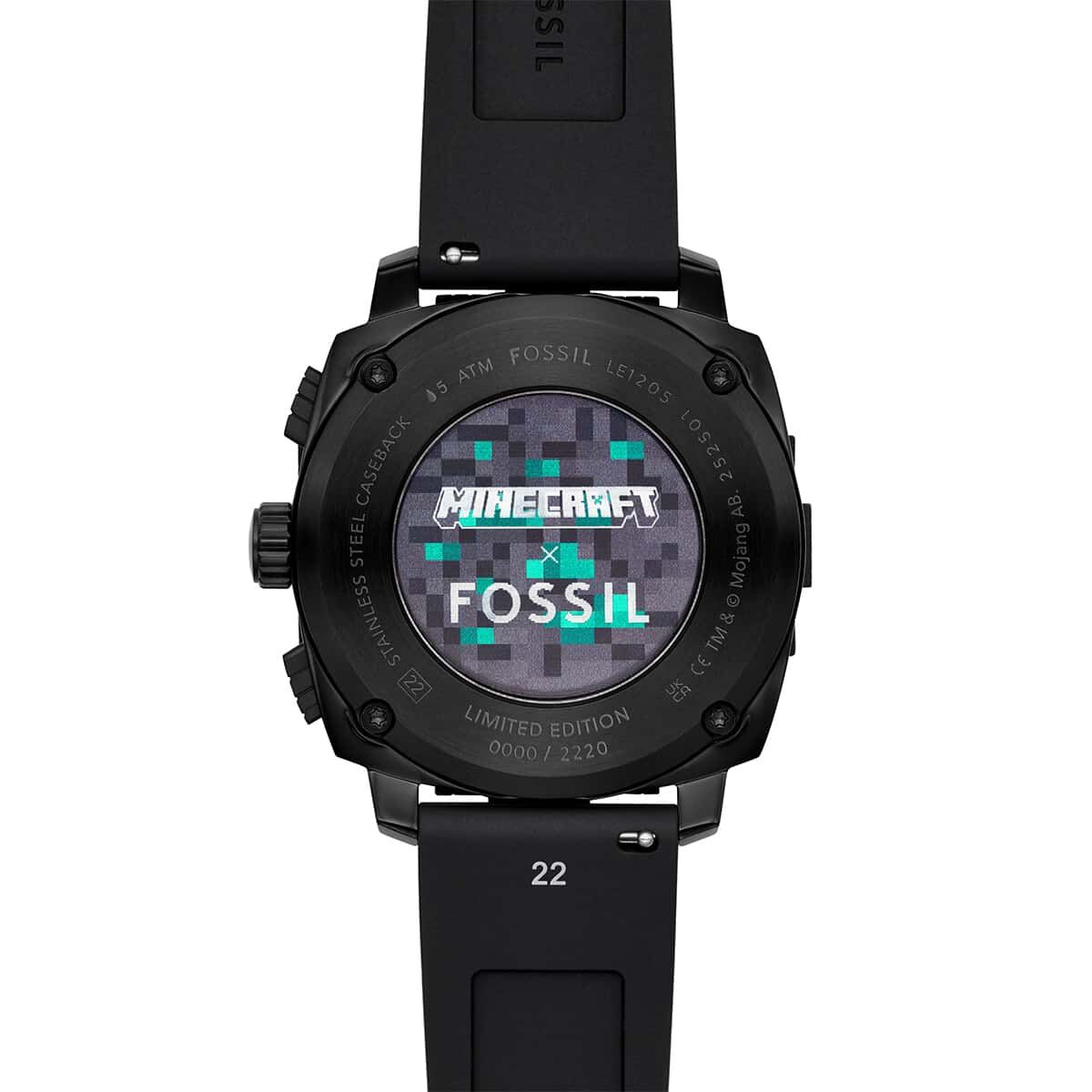 FLE1205 Minecraft x Fossil Limited-Edition Deepslate Erkek Kol Saati