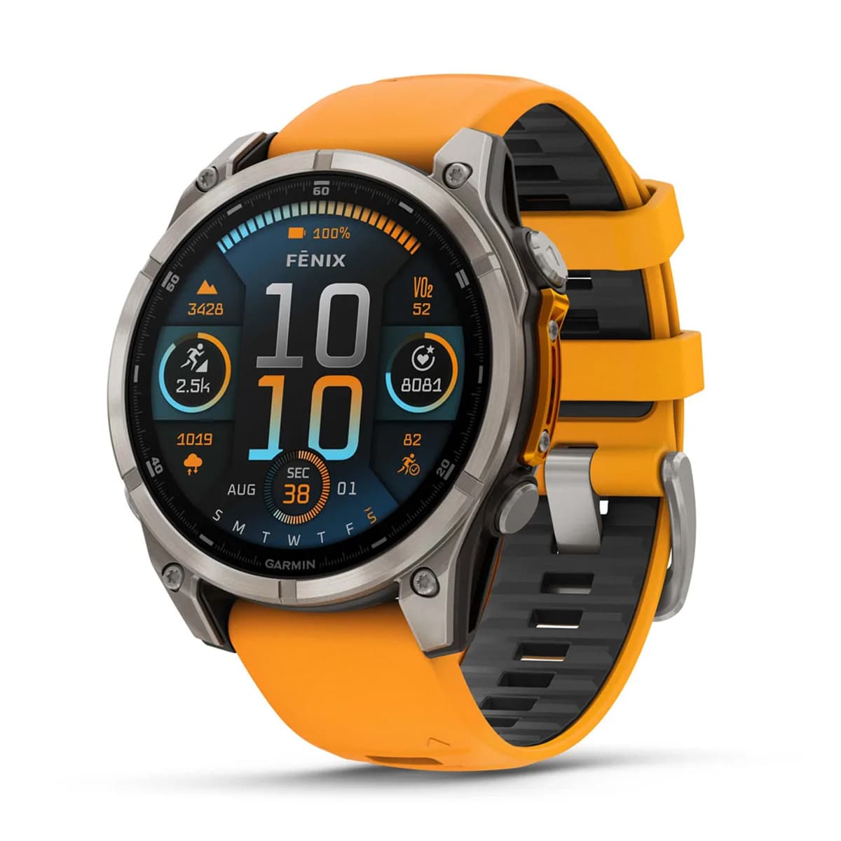 アクセサリー Garmin 1050 GR-010-02904-11 Fenix 8 - 47 mm AMOLED Sapphire Akıllı Saat