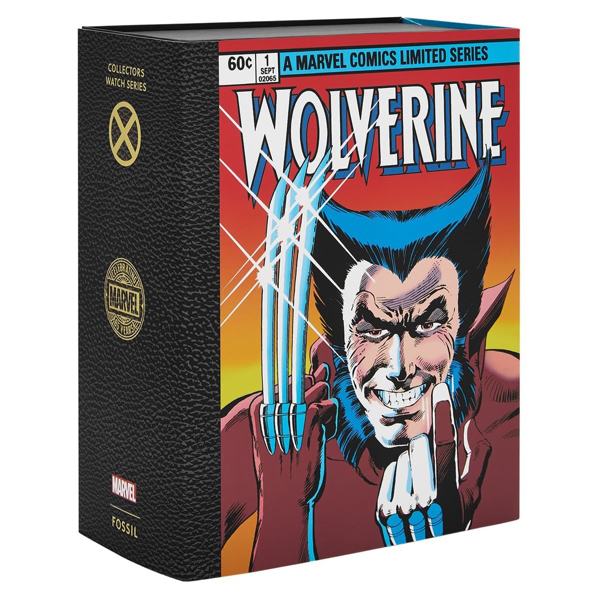 FLE1195SET Marvel x Fossil Limited Edition WOLVERINE Erkek Kol Saati