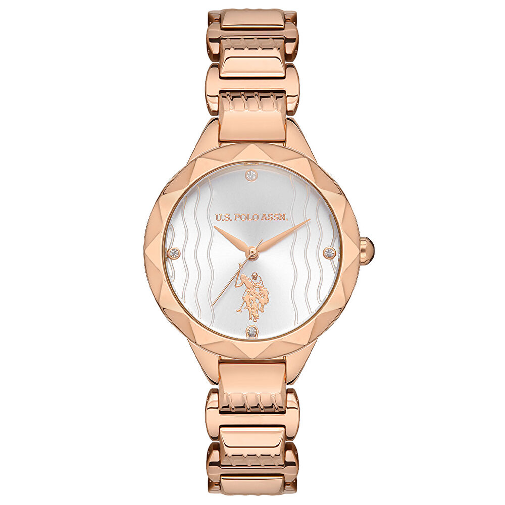 Us polo rose gold watch cheap