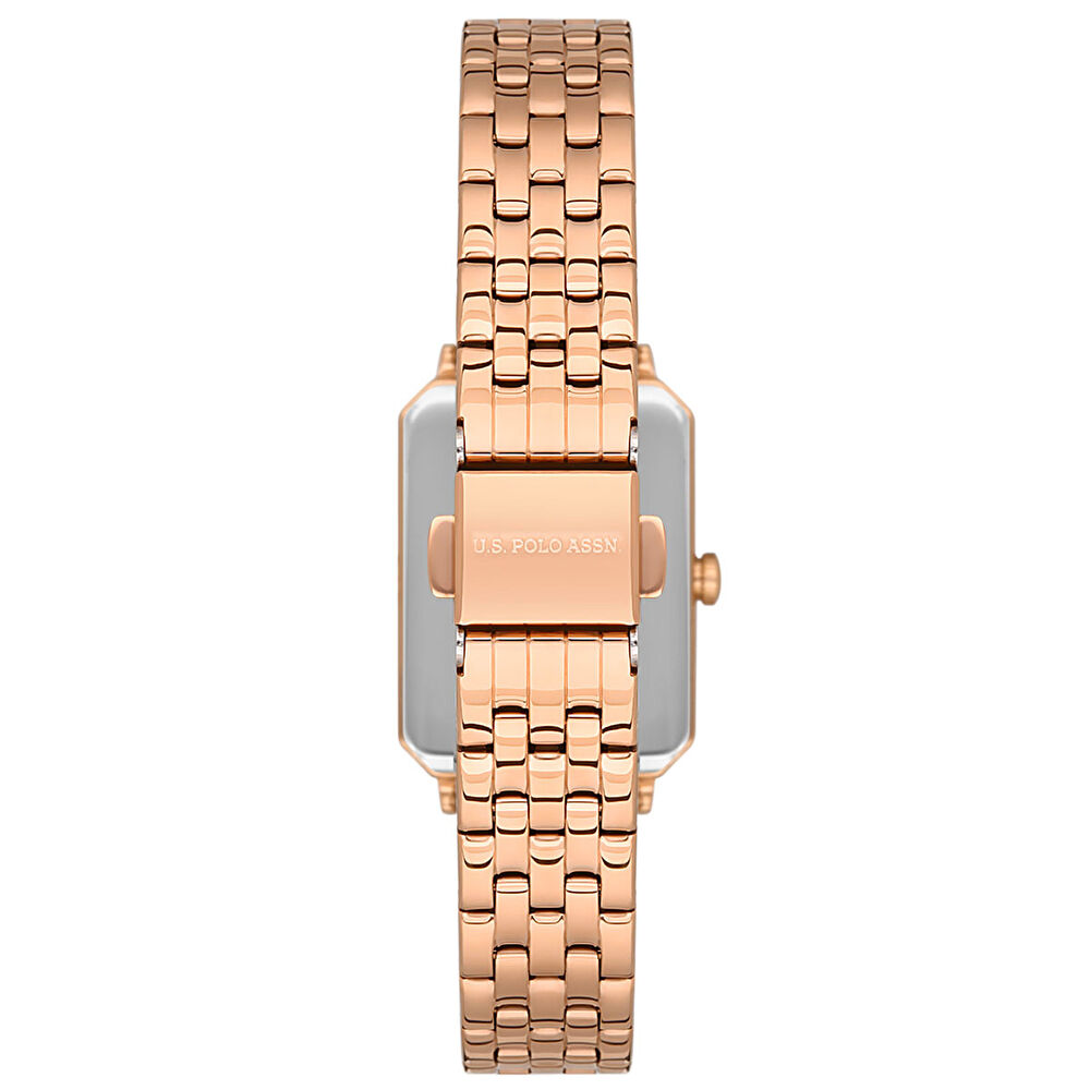Us polo assn rose gold watch discount