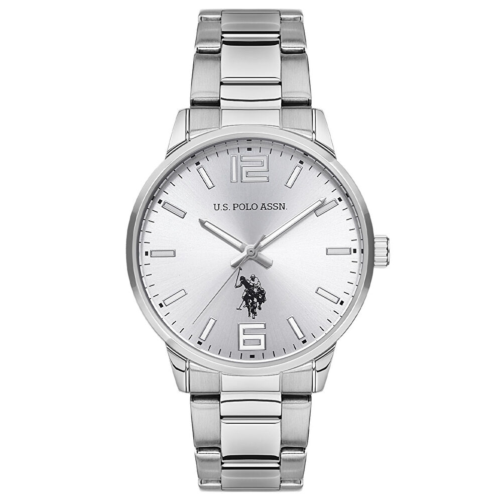 Us polo assn watch stainless steel top