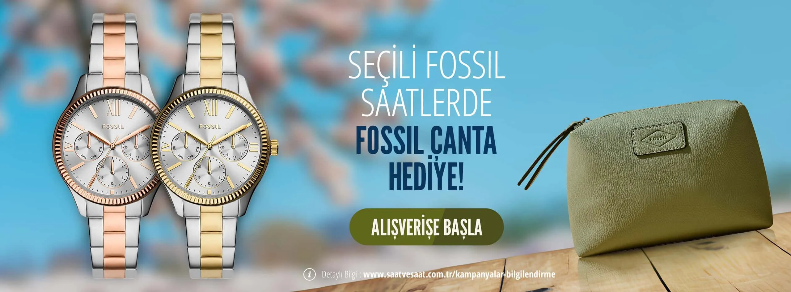 Fossil Çanta Hediye