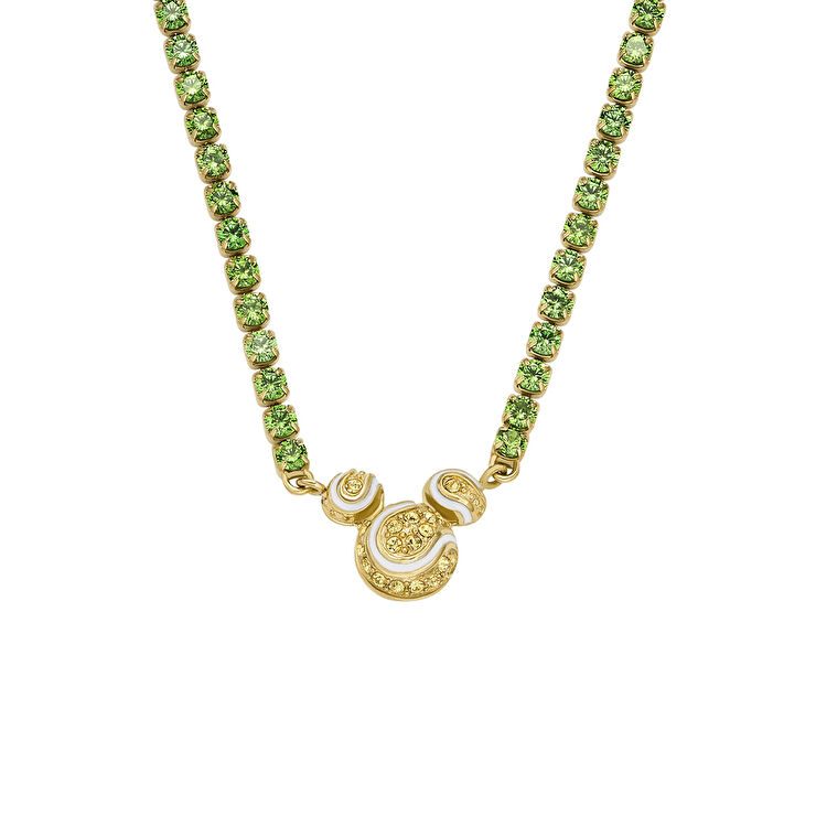Fossil JFC04762-710 Disney Fossil Mickey Mouse Special Edition Crystal Tennis Kadın Kolye