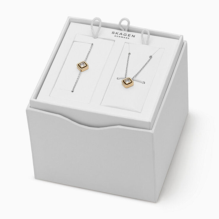 Skagen SKJB1002-998 Kadın Kolye ve Bileklik Seti