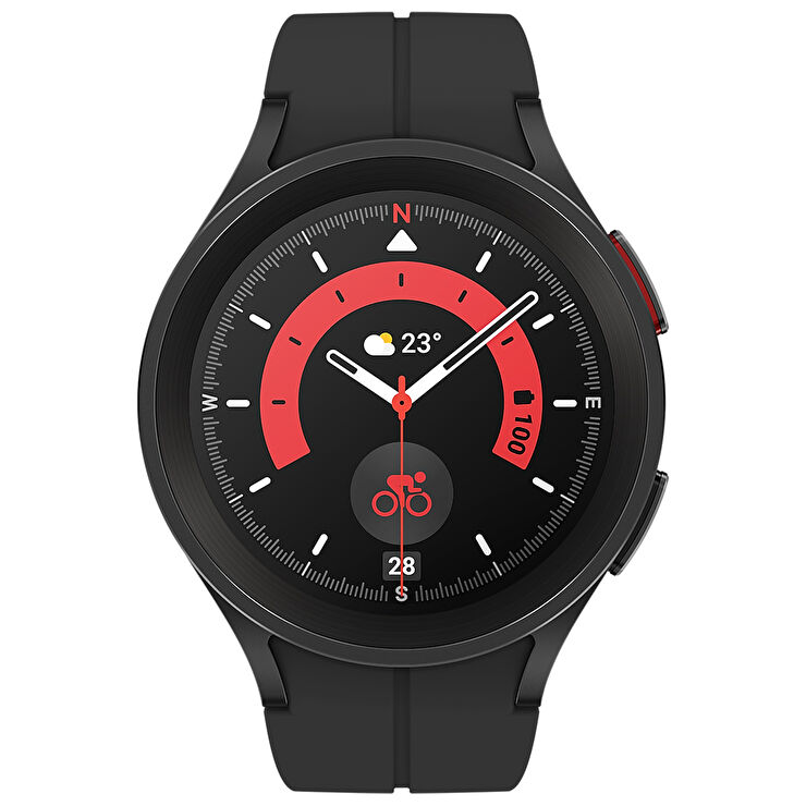 Samsung SM-R920NZKATUR Galaxy Watch5 Pro 45 mm Black Titanium Akıllı Saat