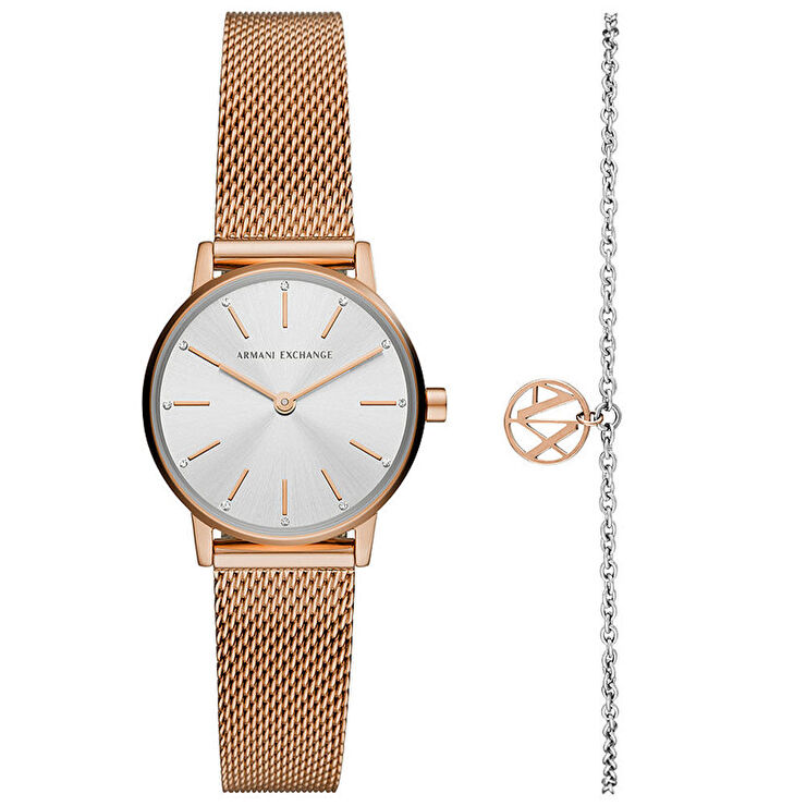 Armani Exchange AX7121 Kadın Kol Saati ve Bileklik Seti