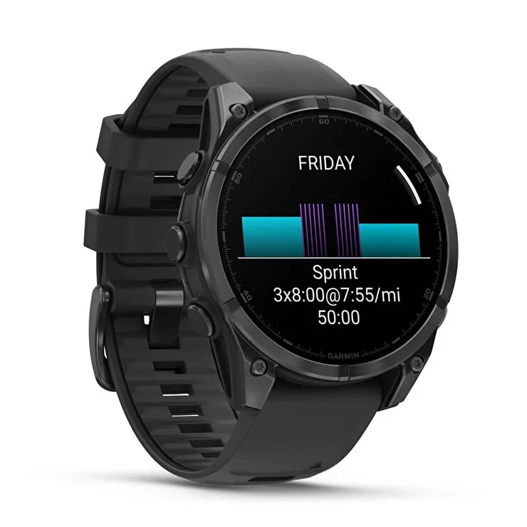 Garmin GR-010-02904-00 Fenix 8 - 47 mm AMOLED Slate Gri Akıllı Saat