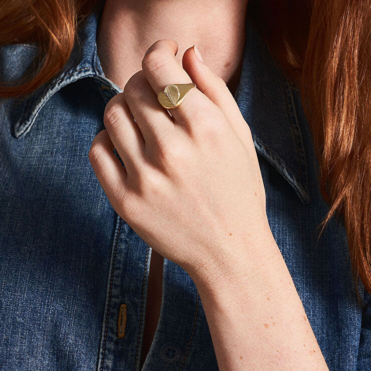 Fossil JF04655-710506 Kalpli Kadın Yüzük (55 mm)