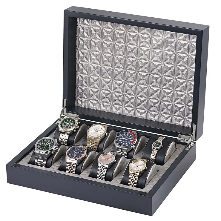 Saat ve Saat Aksesuar 8'li Koleksiyoner Saat Kutusu