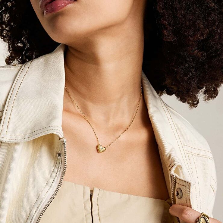 Fossil JF04856-710 Kalpli Kadın Kolye