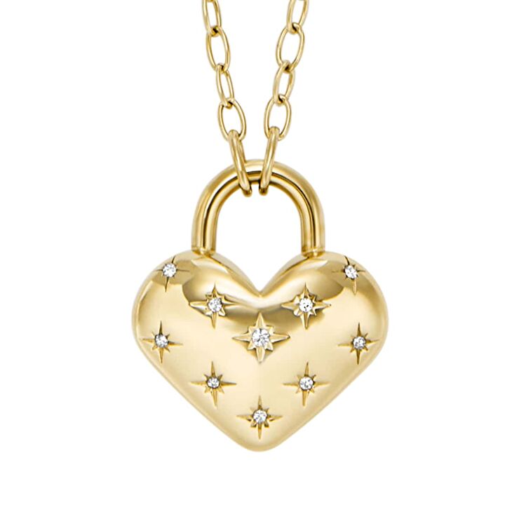 Fossil JF04829-710 Kalpli Kadın Kolye