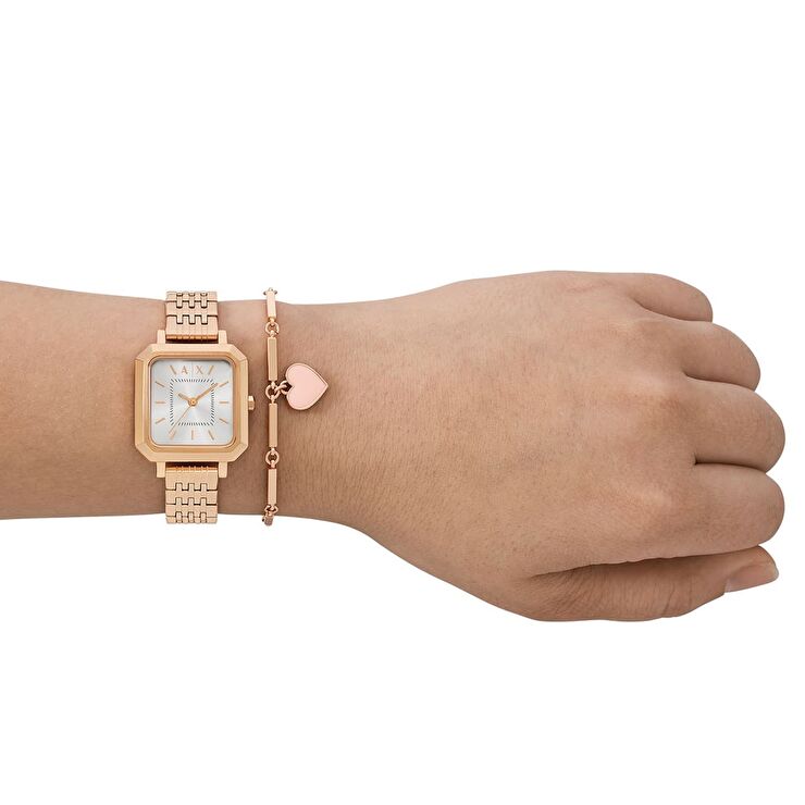 Armani Exchange AX7164SET Kadın Kol Saati ve Bileklik Seti