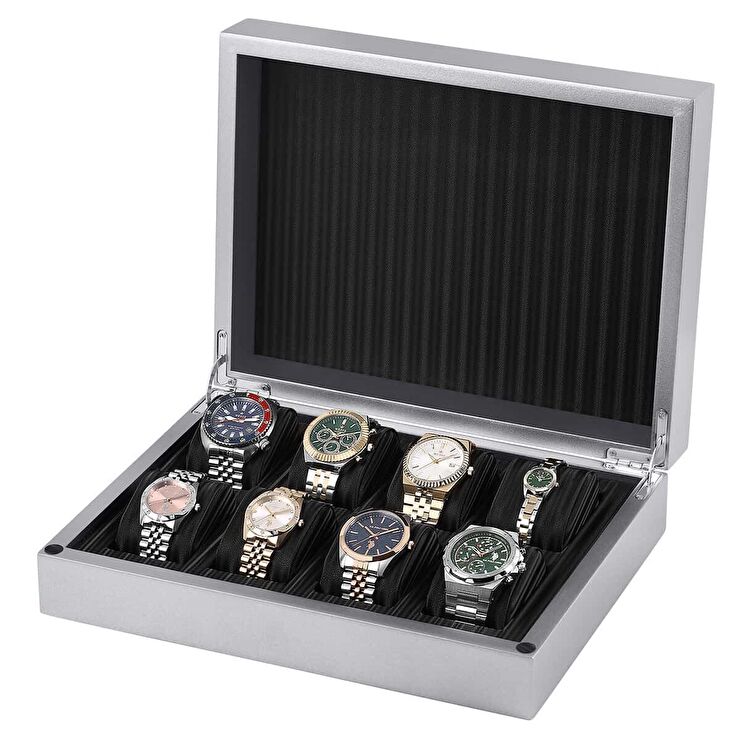 Saat ve Saat Aksesuar 8'li Koleksiyoner Saat Kutusu