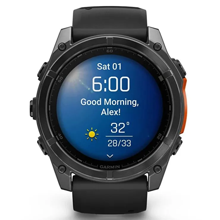 Garmin GR-010-02905-00 Fenix 8 - 51mm AMOLED Slate Gri Akıllı Saat
