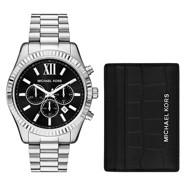 Michael Kors MK1091SET Erkek Kol Saati ve Kartlık