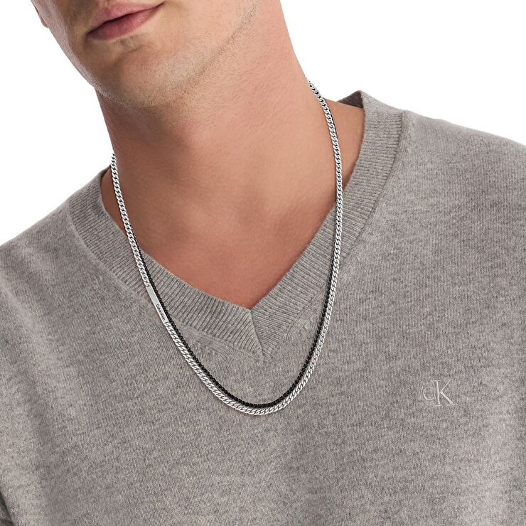 Calvin Klein CKJ35000565 Erkek Kolye