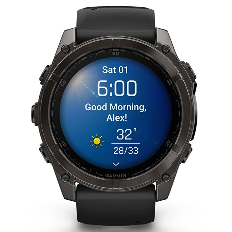 Garmin GR-010-02905-21 Fenix 8 -51 mm AMOLED Sapphire Akıllı Saat