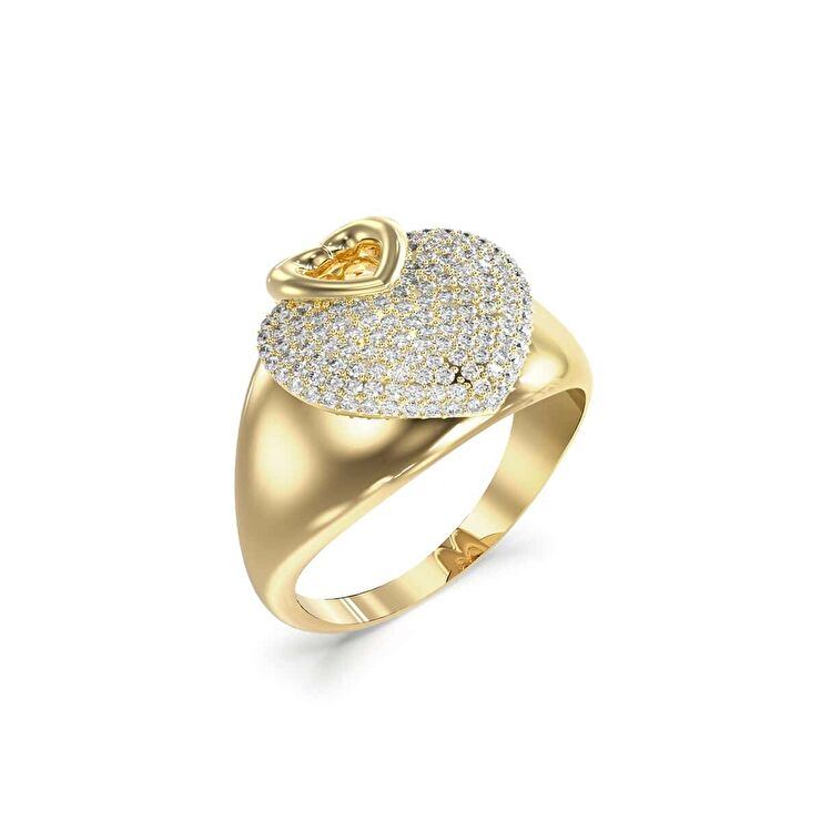 Guess JGUJUBR05215JWYG56 Kalpli Kadın Yüzük (56 mm)