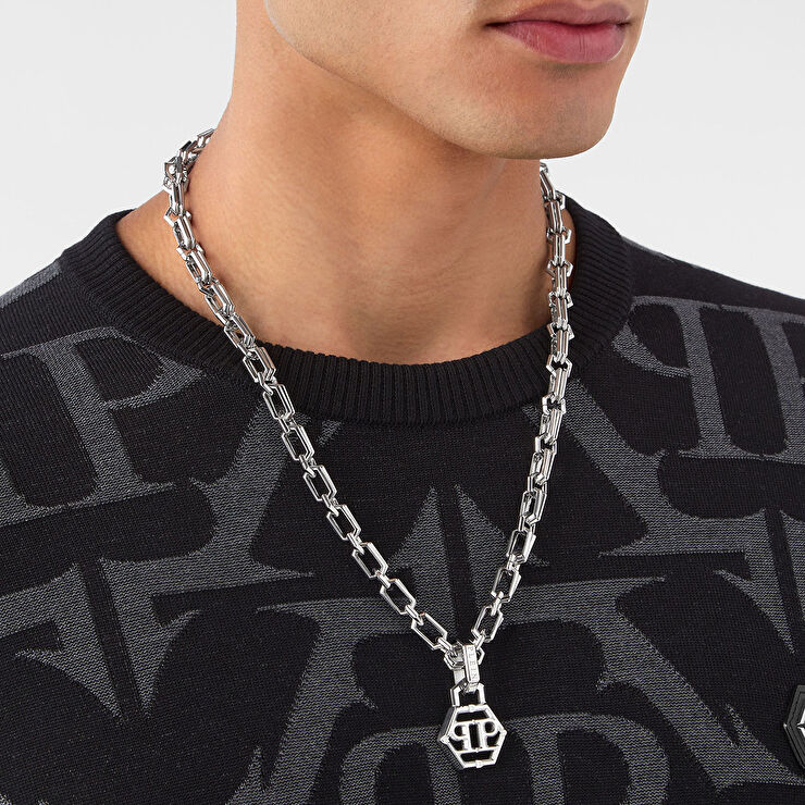 Philipp Plein PJ9EA04NU Erkek Kolye