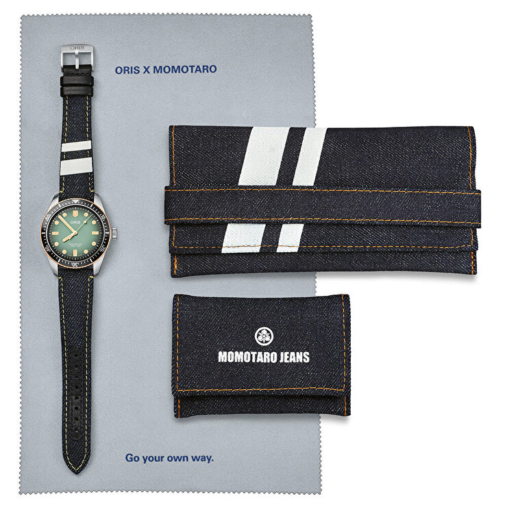 Oris O-73377074337-SET Erkek Kol Saati ve Cüzdan Seti