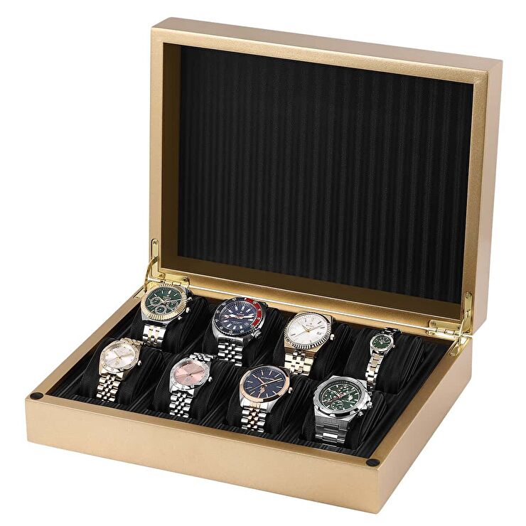 Saat ve Saat Aksesuar 8'li Koleksiyoner Saat Kutusu