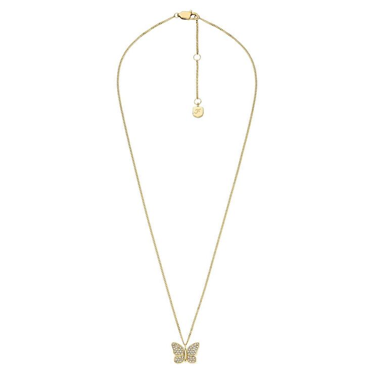 Fossil JF04920-710 Kelebek Kadın Kolye