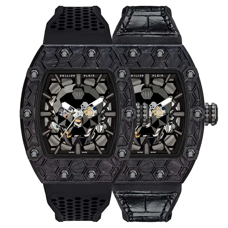 Philipp Plein Swiss Made PWQAA0623 Erkek Kol Saati ve Yedek Kordon
