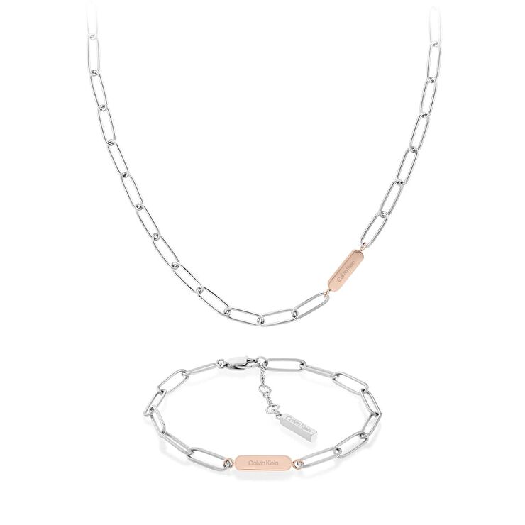 Calvin Klein CKJ35700011 Kadın Kolye ve Bileklik Seti