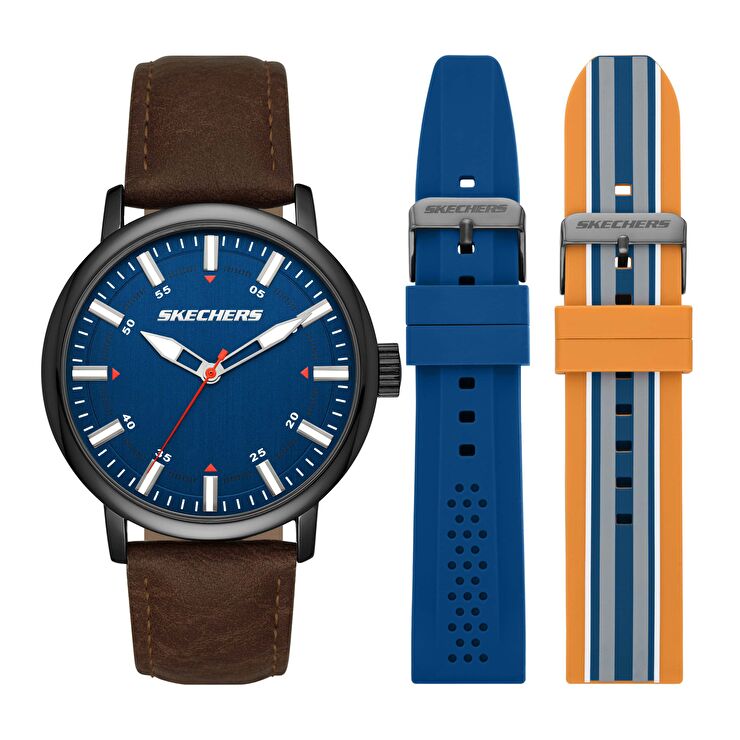 Skechers SR9069 Erkek Kol Saati ve Yedek Kordon