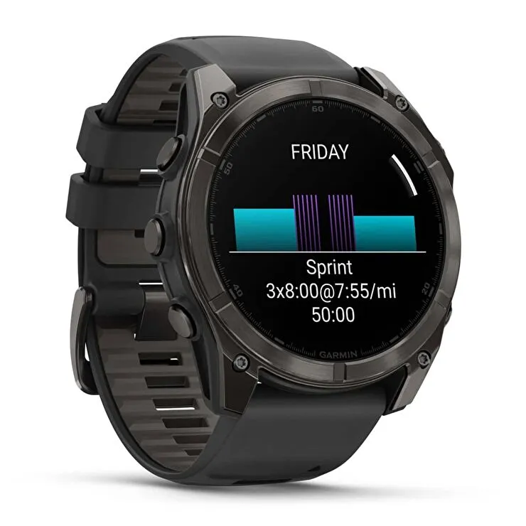 Garmin GR-010-02905-21 Fenix 8 -51 mm AMOLED Sapphire Akıllı Saat