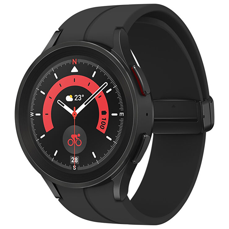 Samsung SM-R920NZKATUR Galaxy Watch5 Pro 45 mm Black Titanium Akıllı Saat