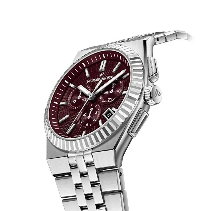 Jacques Philippe JPQGC10513X6BRG Erkek Kol Saati