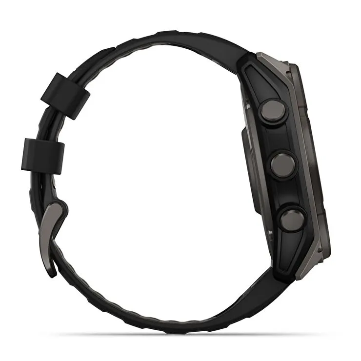 Garmin Fenix 8 51mm, Saph Solar, CrbnGry Ti/Blk, BlkSportLpBnd,EMEA