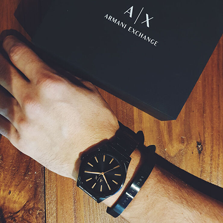Armani Exchange AX7102 Erkek Set Kol Saati ve Bileklik