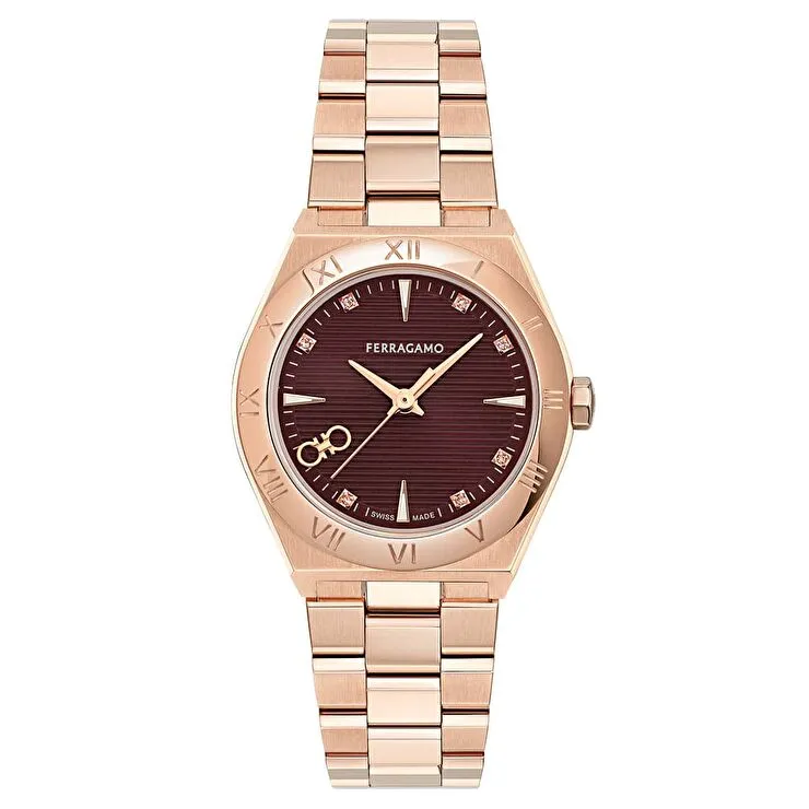 Ferragamo SFKY00825 Pırlantalı Kadın Kol Saati