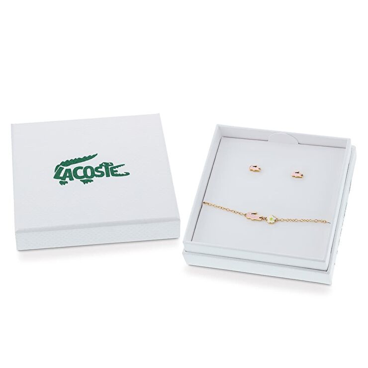 Lacoste LACJ2070030 Kadın Bileklik ve Küpe Seti