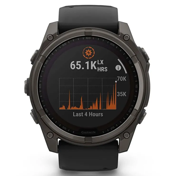 Garmin Fenix 8 51mm, Saph Solar, CrbnGry Ti/Blk, BlkSportLpBnd,EMEA