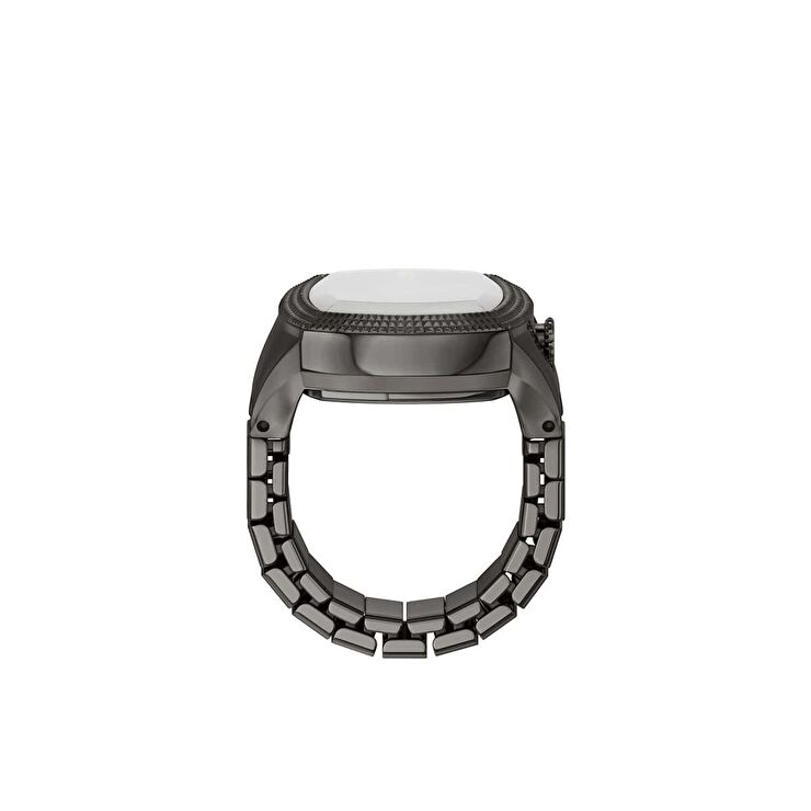 Fossil FLE1212 Nick Jonas x Fossil Machine Luxe Grey Vignette Yüzük Saat
