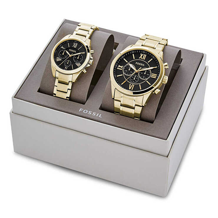 Fossil FBQ2400SET Erkek Kol Saati ve Kadın Kol Saati