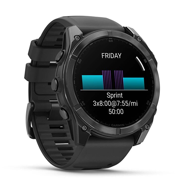 Garmin GR-010-02905-00 Fenix 8 - 51mm AMOLED Slate Gri Akıllı Saat