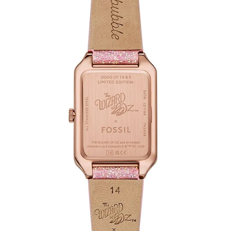 Fossil FLE1199 The Wizard of Oz x Fossil Glinda The Good Witch Kadın Kol Saati