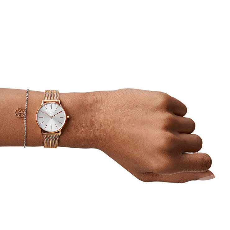 Armani Exchange AX7121 Kadın Kol Saati ve Bileklik Seti