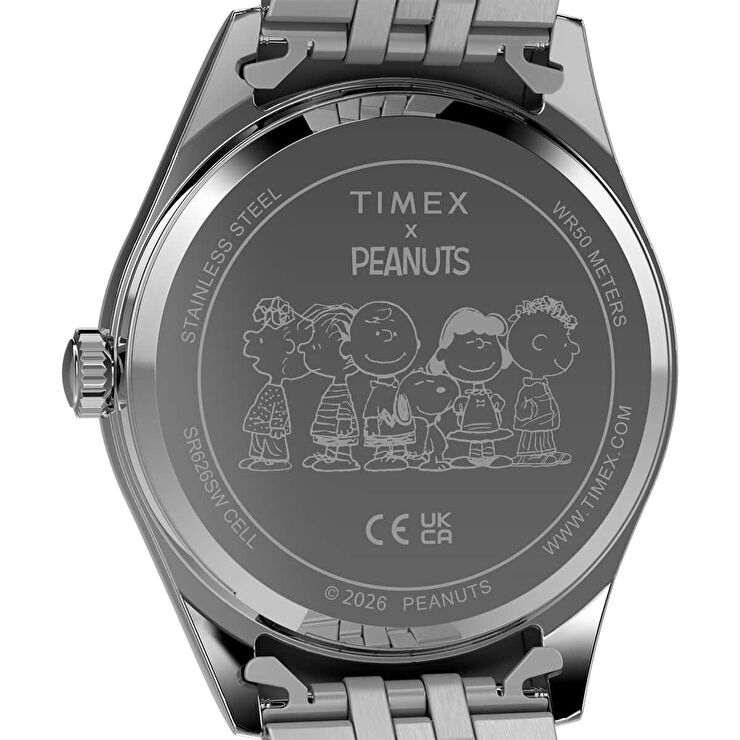Timex TW2Y52600 Peanuts® x Timex Legacy Snoopy with Flower Dial Kadın Kol Saati