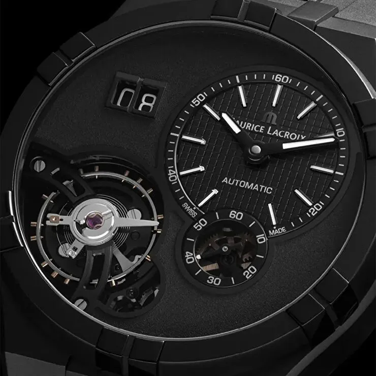 Maurice Lacroix ML-AI6118DLB0B330-2 Erkek Kol Saati ve Yedek Kordon