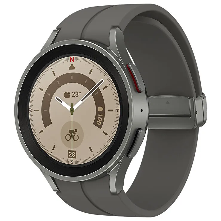 Samsung SM-R920NZTATUR Galaxy Watch5 Pro 45 mm Gray Titanium Akıllı Saat